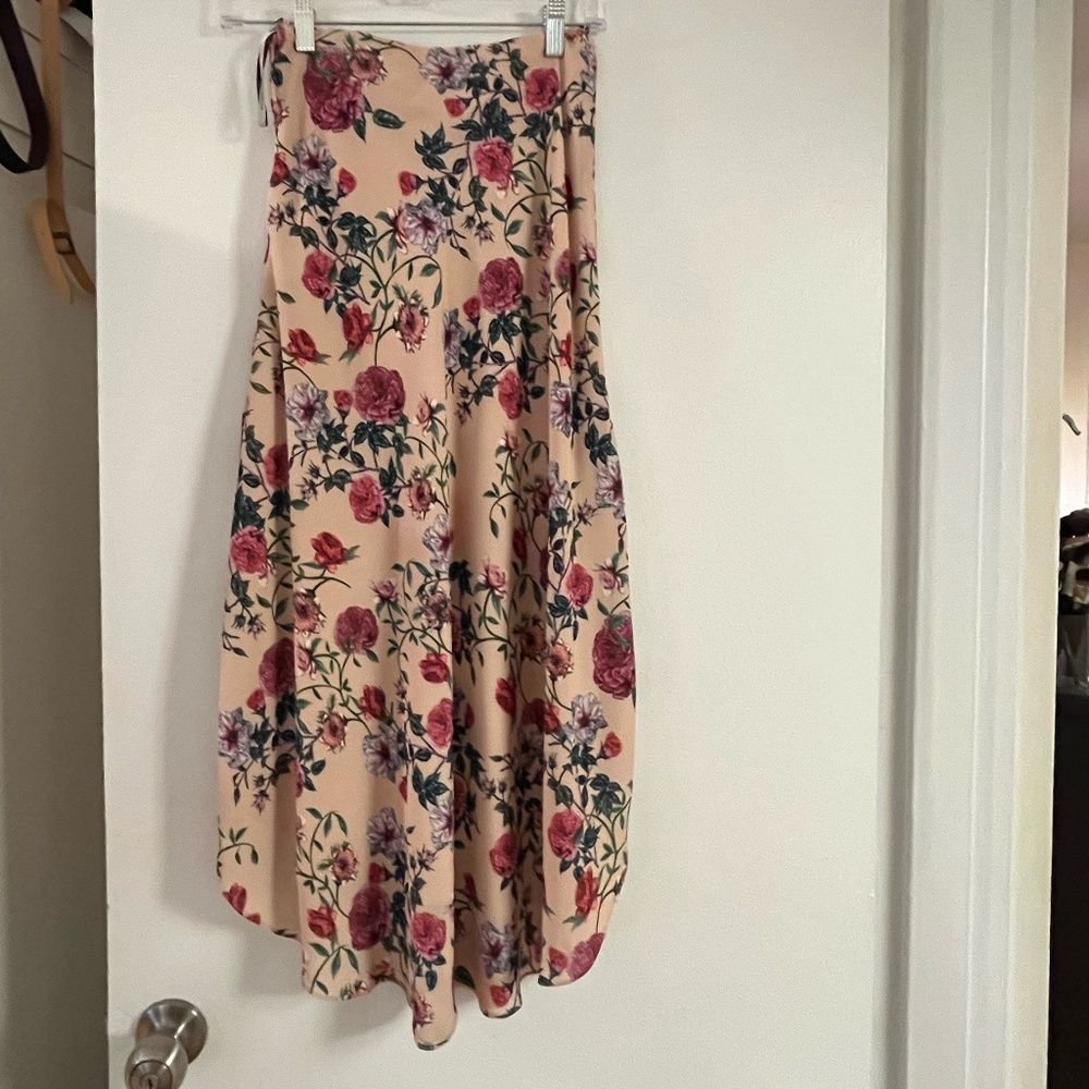 Iorane pink floral skirt Size XXS